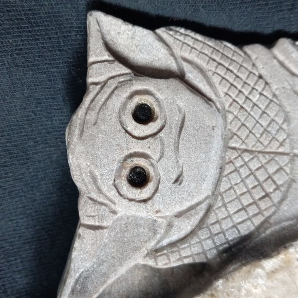 GEMSTONE HEALING STONE ONE OF A KIND CARVED QUARTZ YODA - Picture 4 of 6